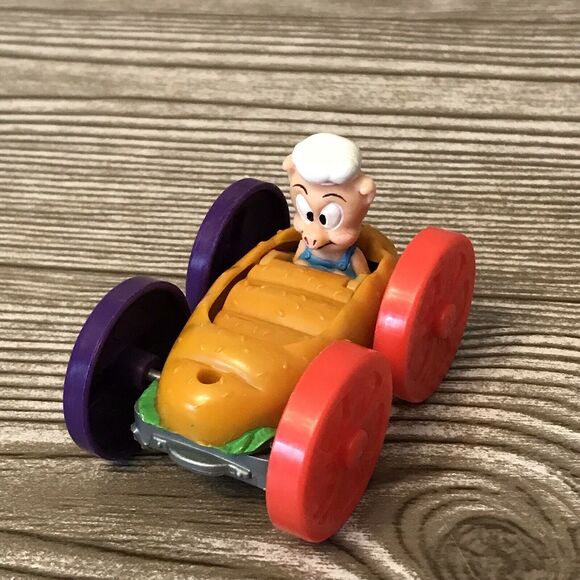 Warner Bros. 90's Tiny Toon Adventure Toys Car Plucky Duck Hampton Porky Pig Taz - Picture 8 of 12